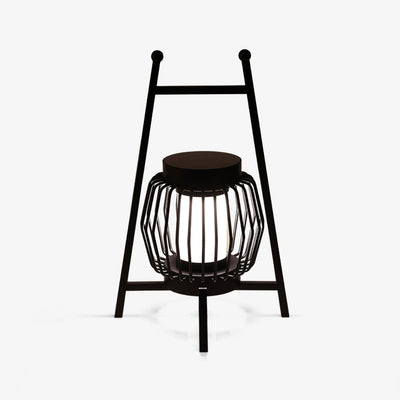Vithair Oriental Wooden Outdoor Floor Lamp