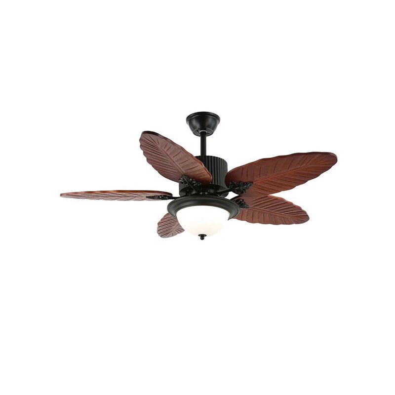 Palmoré Wood Leaves Ceiling Fan Light