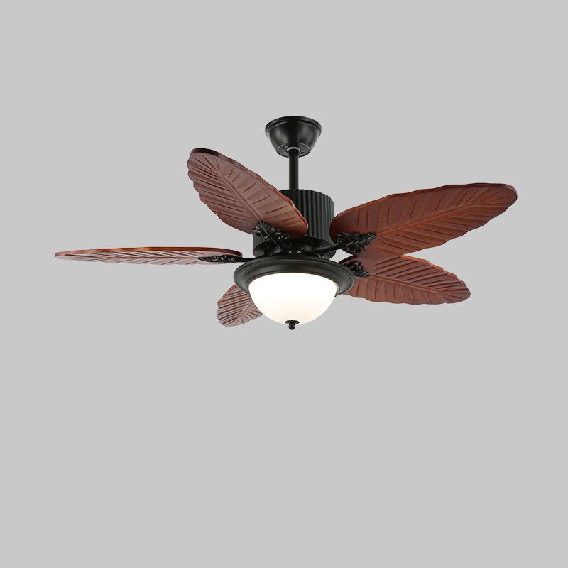 Palmoré Wood Leaves Ceiling Fan Light