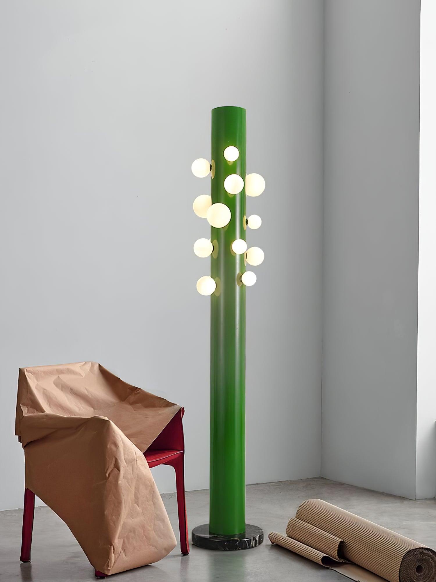 Ortaliel Marble Floor Lamp