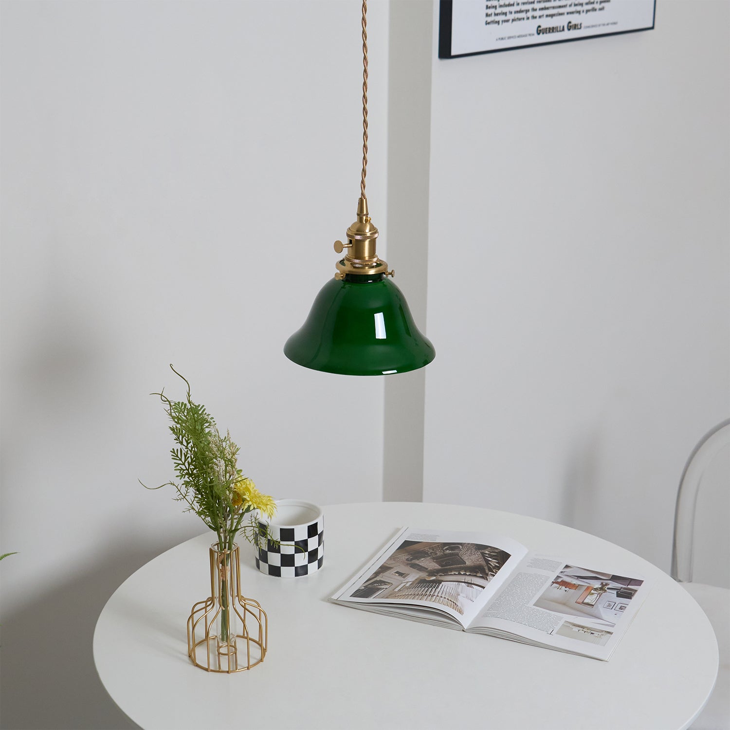 Jovanth Brass Retro Pendant Light