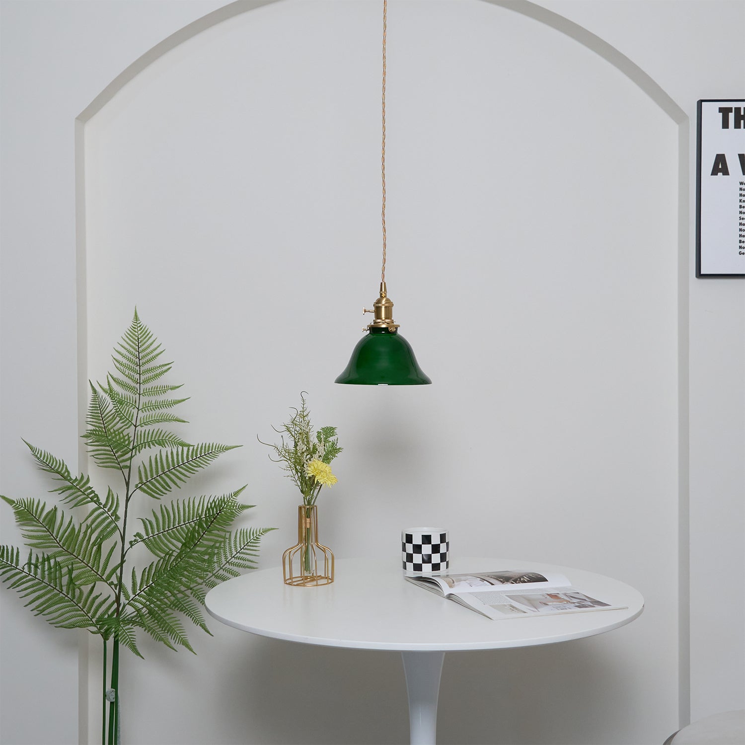 Jovanth Brass Retro Pendant Light