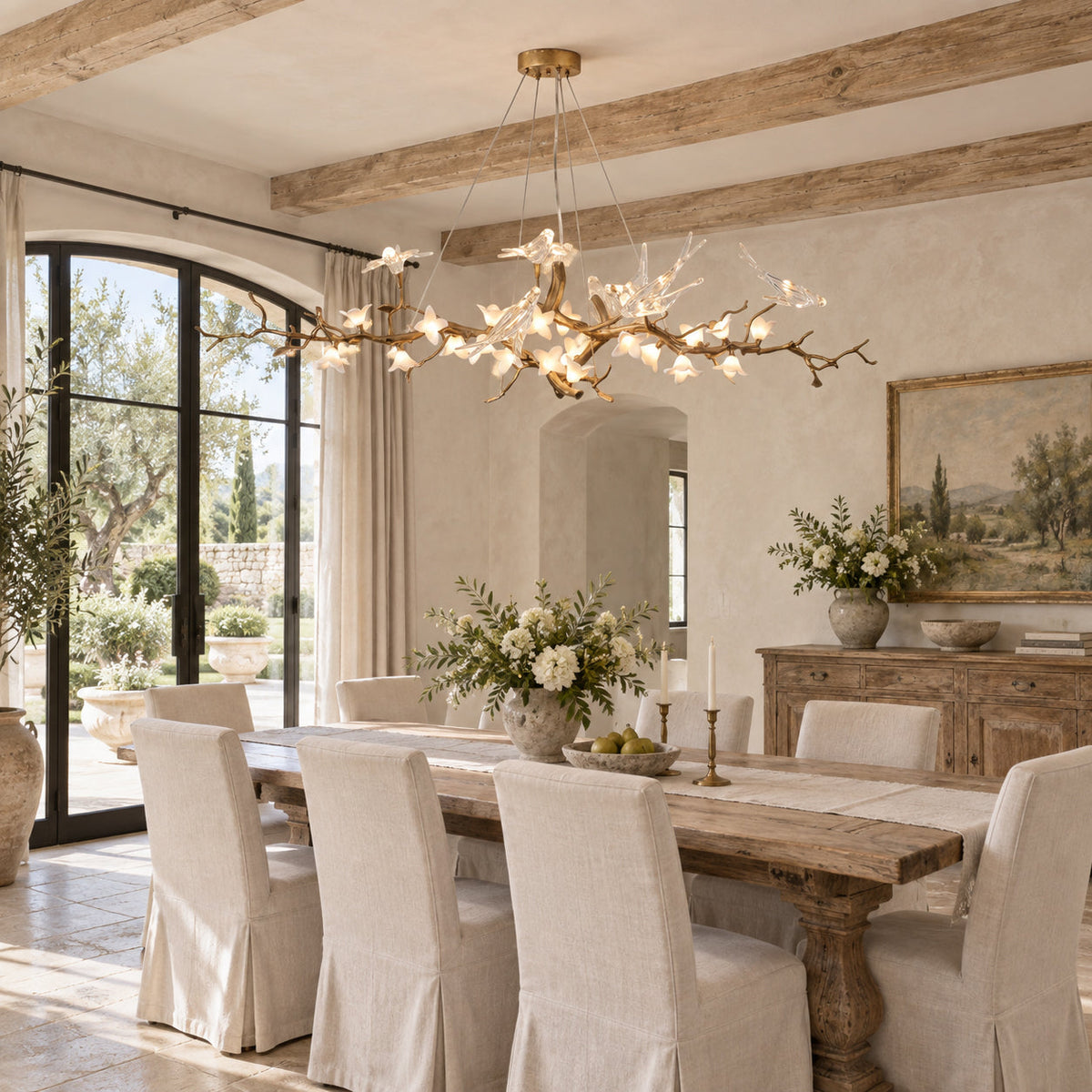Elmscombe Blossom Avian Chandelier