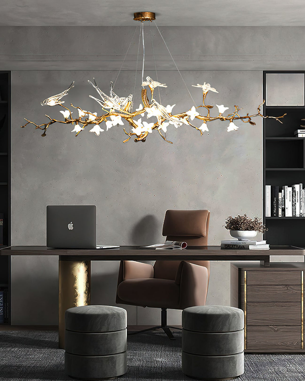 Elmscombe Blossom Avian Chandelier