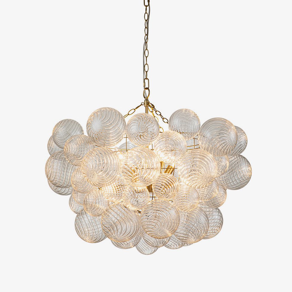 Aurora Chandelier Glass Ball Bubble Modern - Neutral Decor