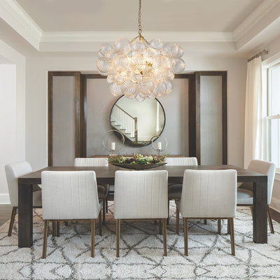 Aurora Chandelier Glass Ball Bubble Modern - Neutral Decor