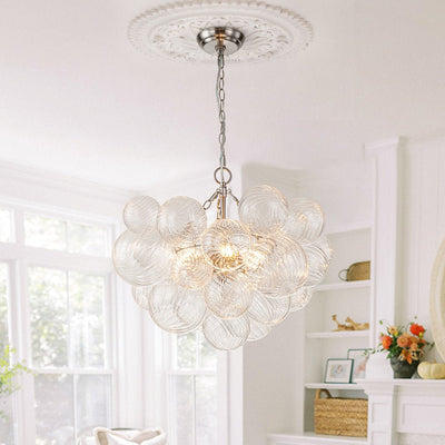 Aurora Chandelier Glass Ball Bubble Modern - Neutral Decor