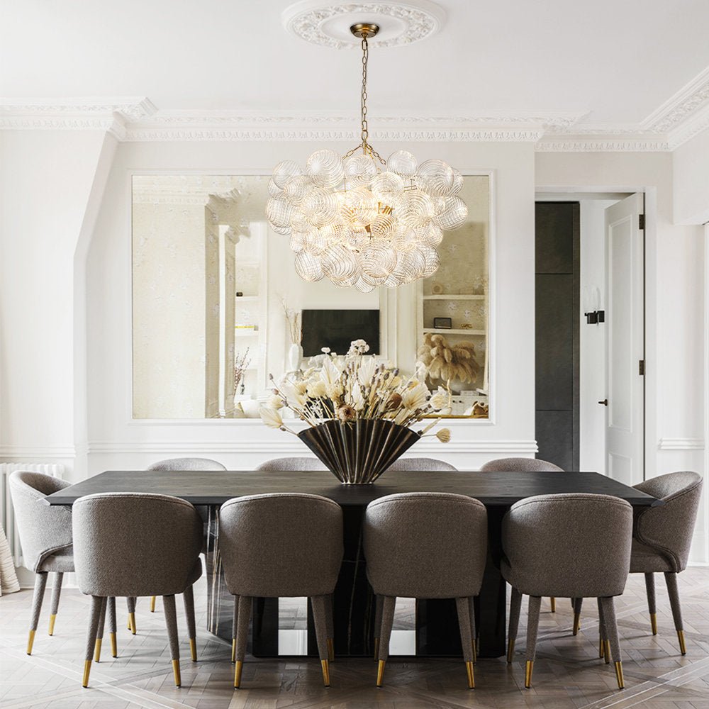 Aurora Chandelier Glass Ball Bubble Modern - Neutral Decor
