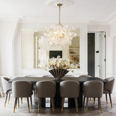 Aurora Chandelier Glass Ball Bubble Modern - Neutral Decor
