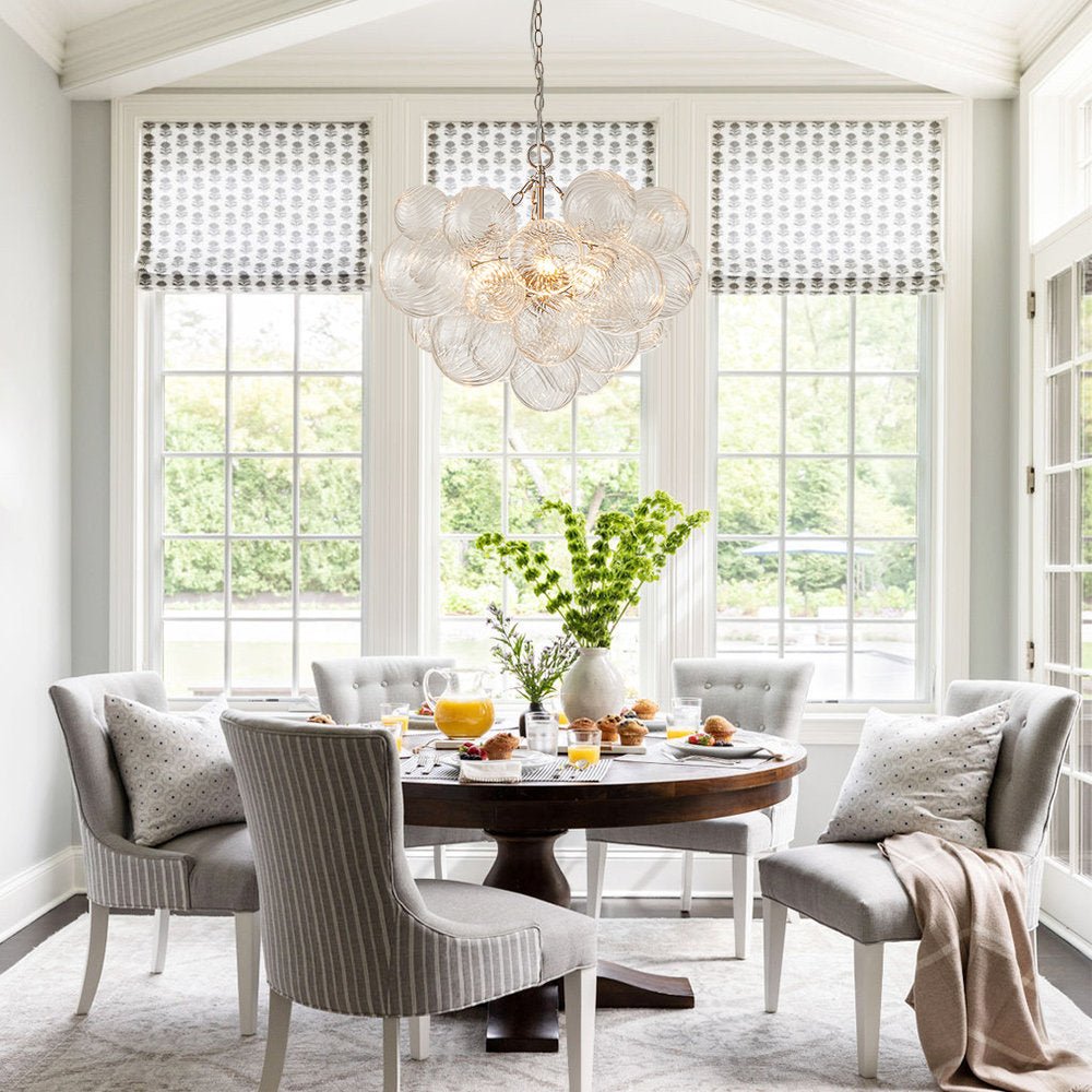Aurora Chandelier Glass Ball Bubble Modern - Neutral Decor
