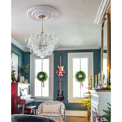 Aurora Chandelier Glass Ball Bubble Modern - Neutral Decor