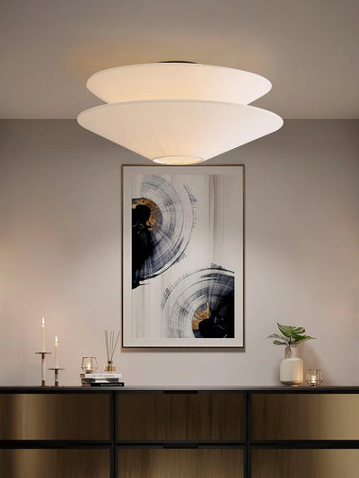 Ealo Nordic Art Fabric Flushmount Ceiling Light