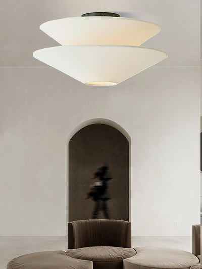 Ealo Nordic Art Fabric Flushmount Ceiling Light