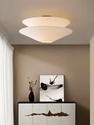 Ealo Nordic Art Fabric Flushmount Ceiling Light