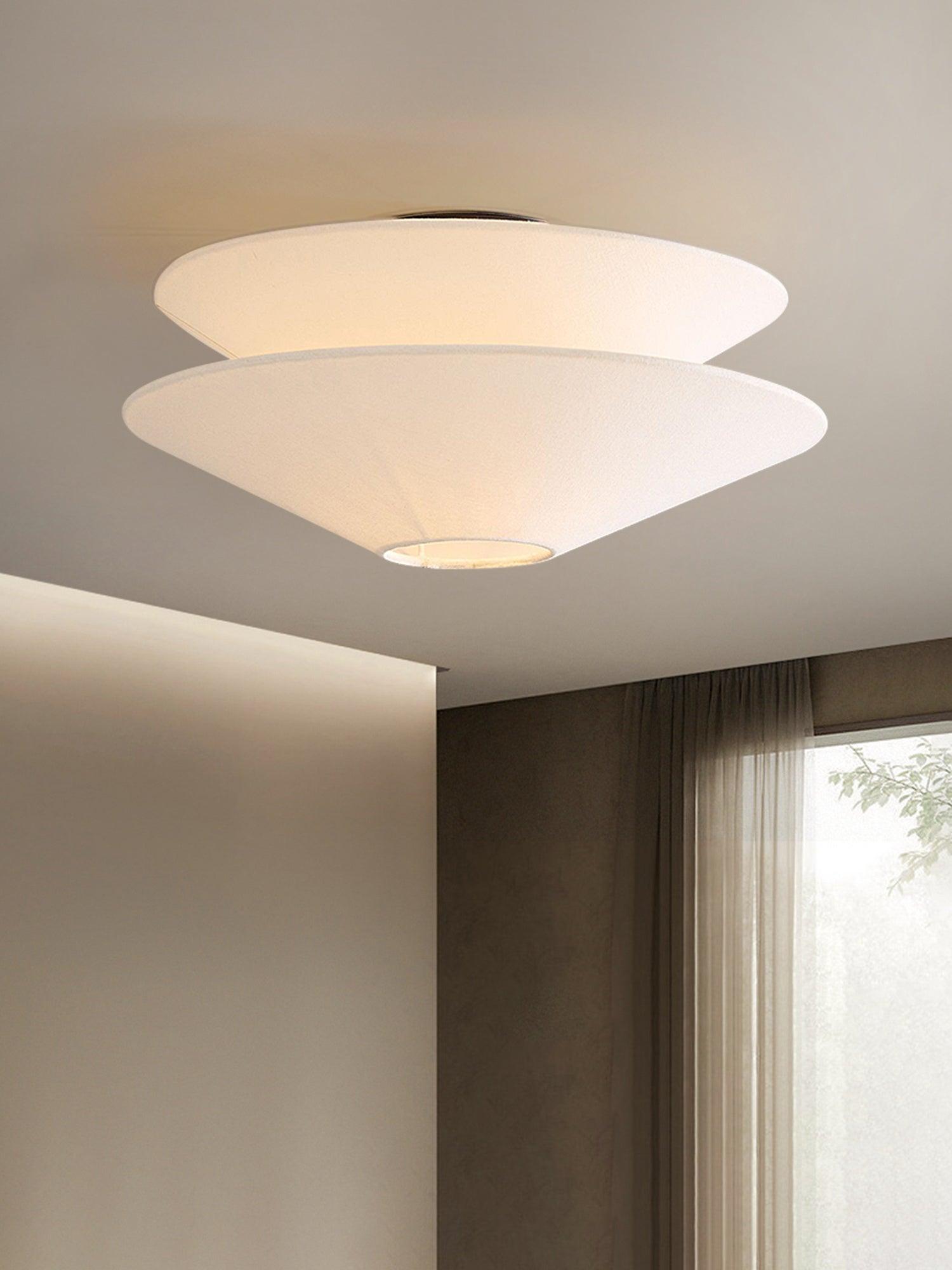 Ealo Nordic Art Fabric Flushmount Ceiling Light