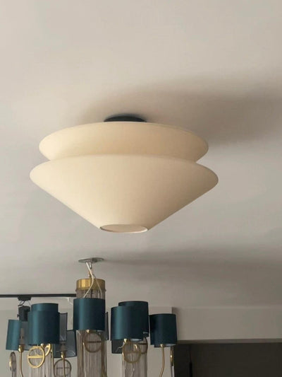 Ealo Nordic Art Fabric Flushmount Ceiling Light
