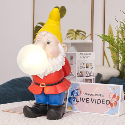Brisa Resin Playful Table Lamp