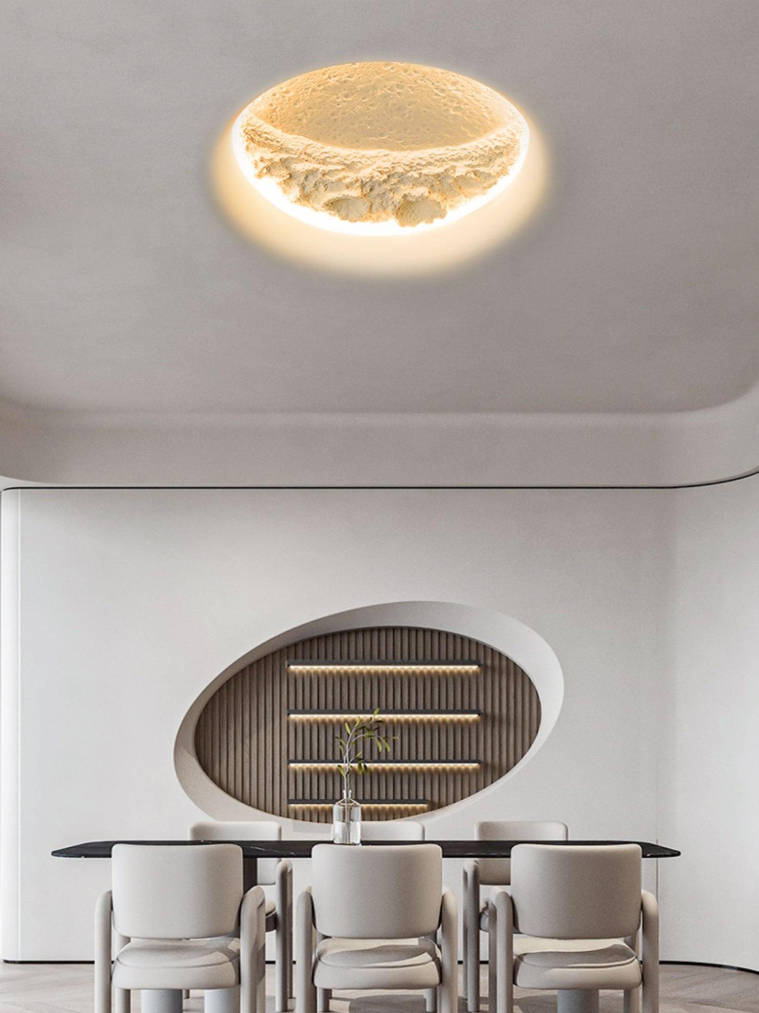 Elaisaine Wall Lamp Gypsum Moon