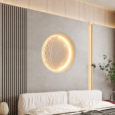Elaisaine Wall Lamp Gypsum Moon