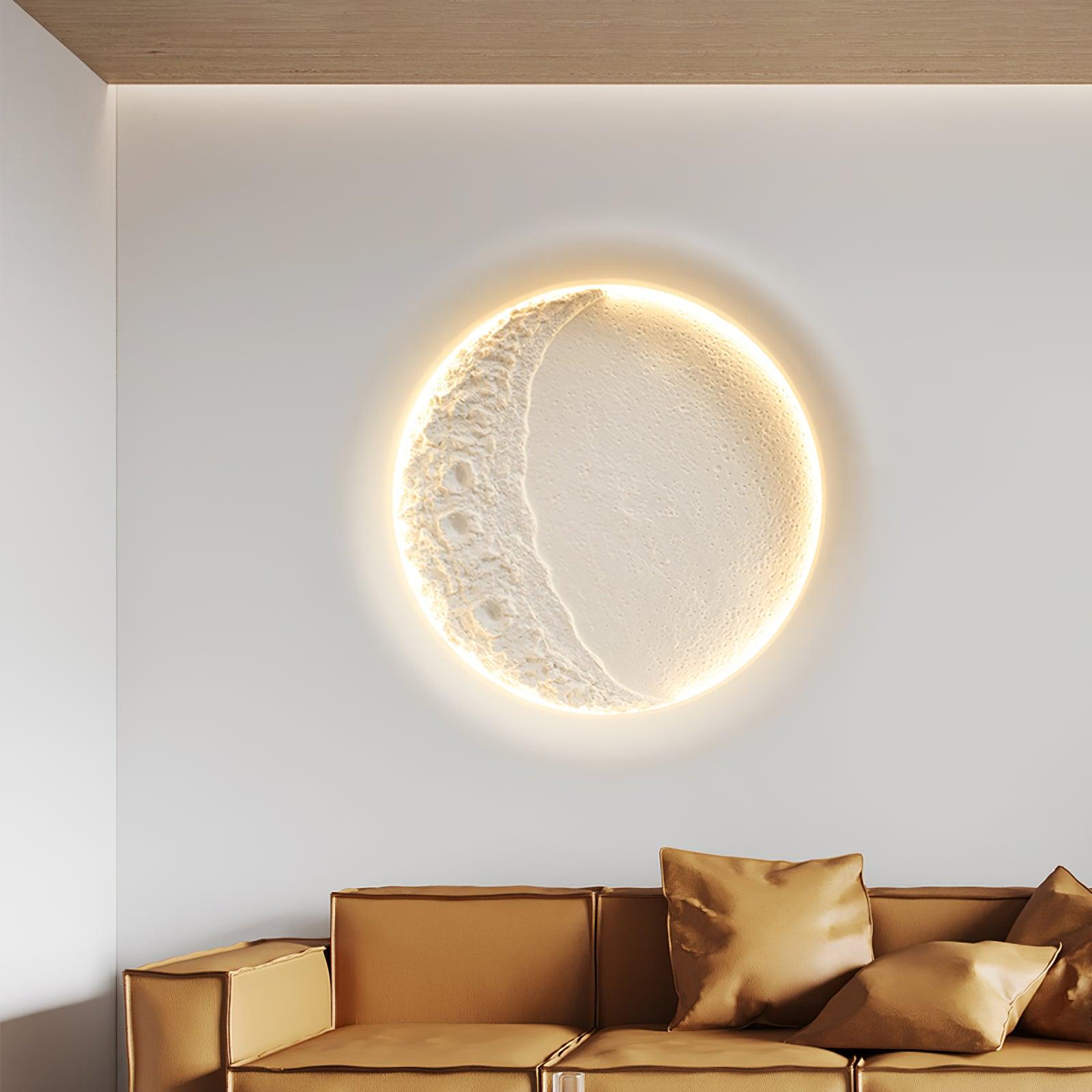 Elaisaine Wall Lamp Gypsum Moon