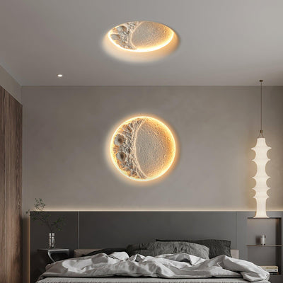Elaisaine Wall Lamp Gypsum Moon