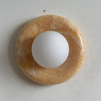 Renisenne Yellow Onyx Sconce