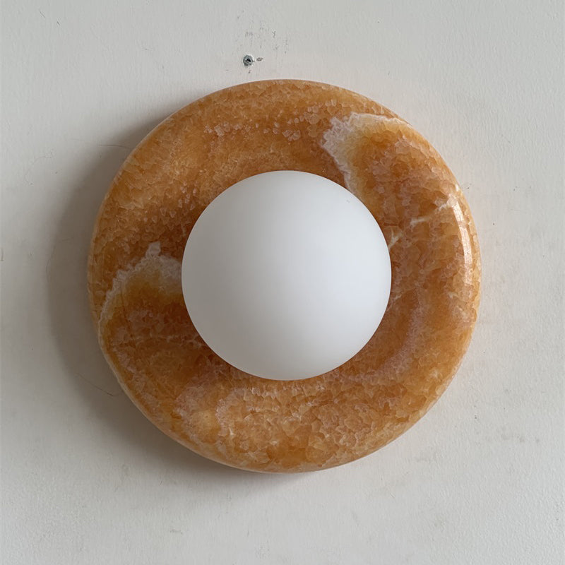 Renisenne Yellow Onyx Sconce