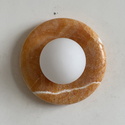 Renisenne Yellow Onyx Sconce