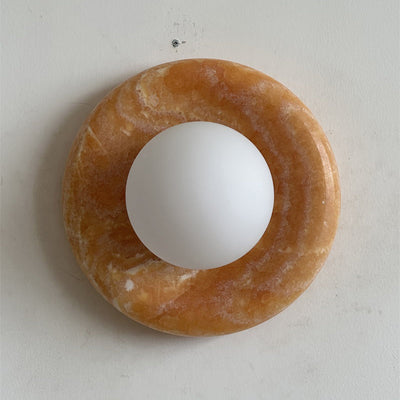 Renisenne Yellow Onyx Sconce