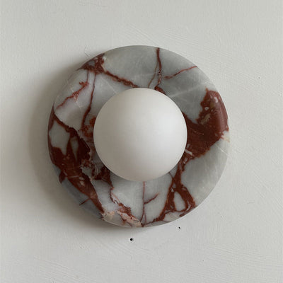Westley Red Marble Indoor Wall Light