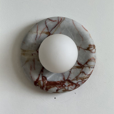 Westley Red Marble Indoor Wall Light