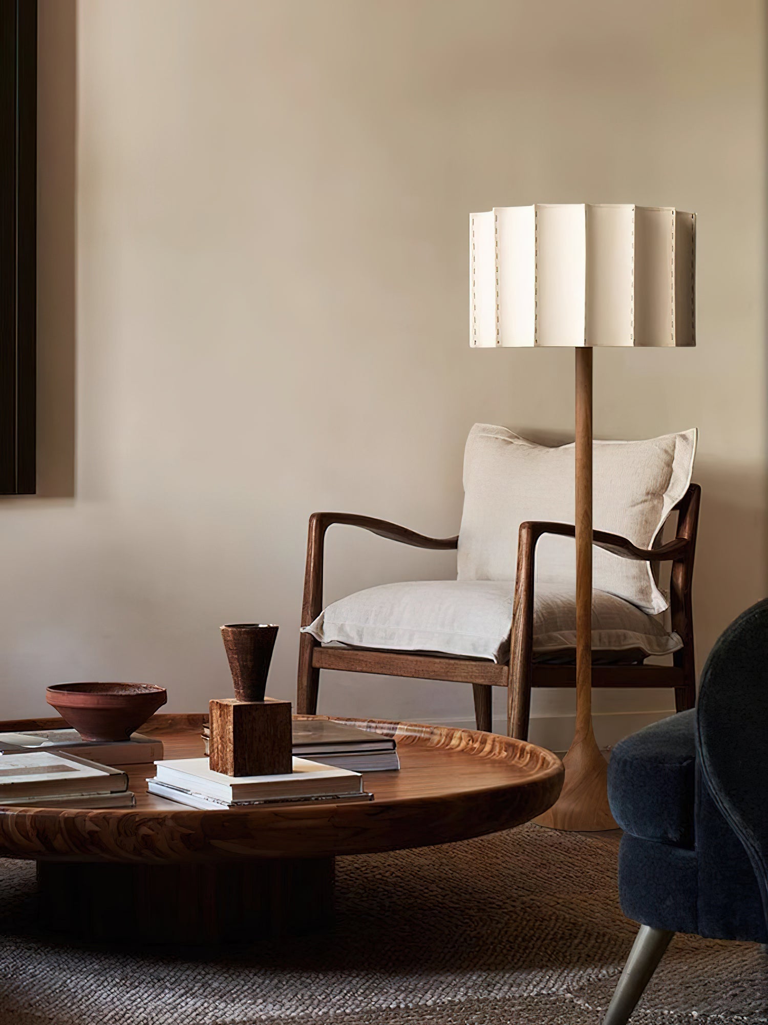 Bexi Minimalist Wood Floor Lamp