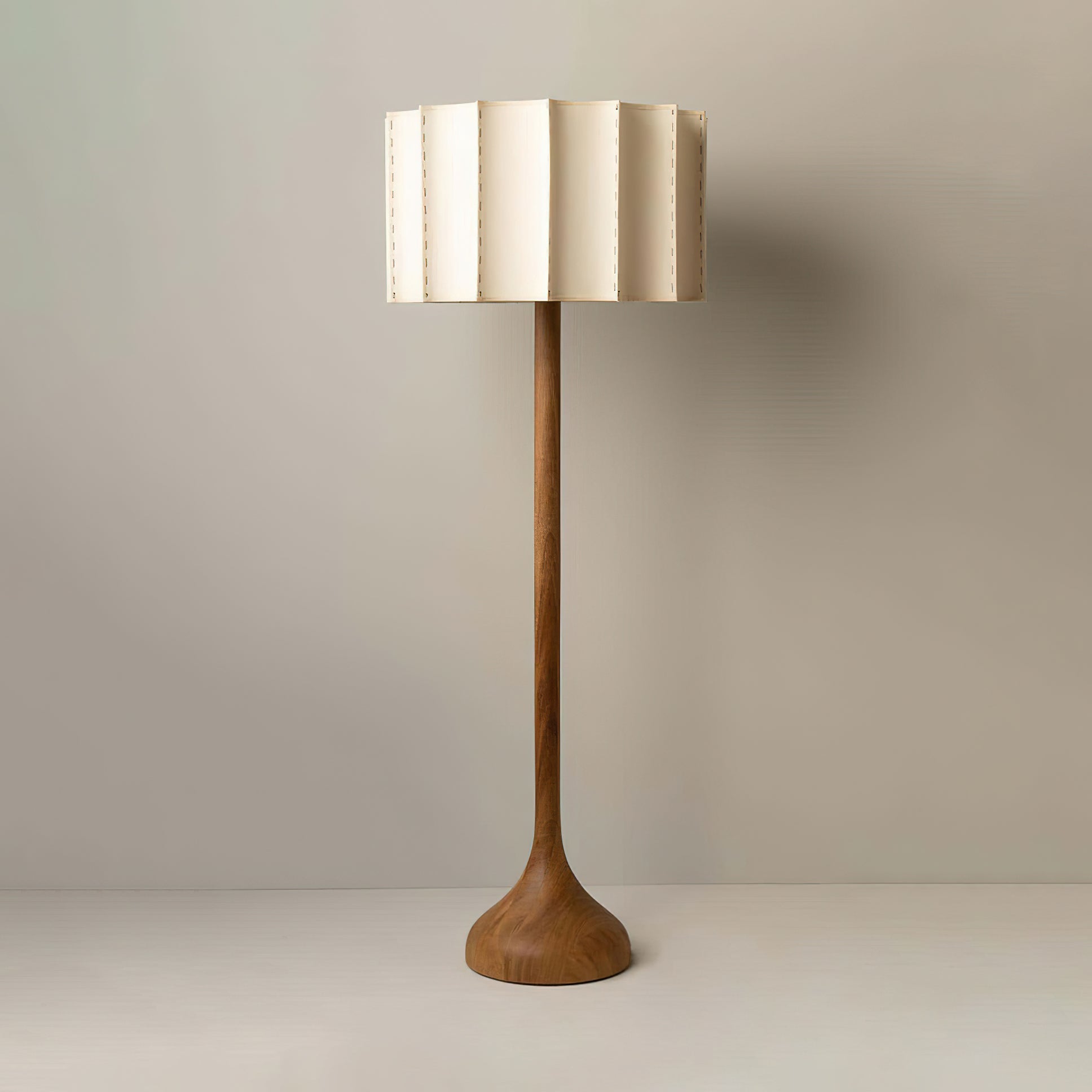 Bexi Minimalist Wood Floor Lamp