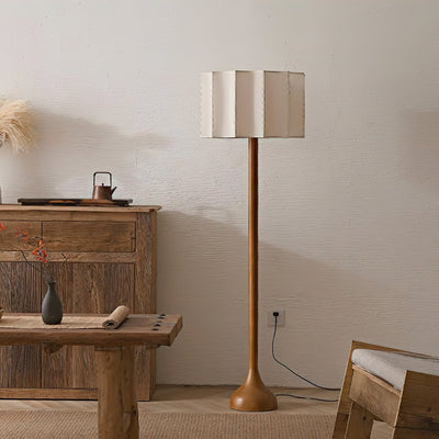 Bexi Minimalist Wood Floor Lamp