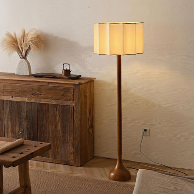 Bexi Minimalist Wood Floor Lamp