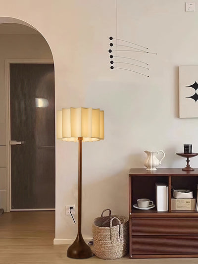 Bexi Minimalist Wood Floor Lamp