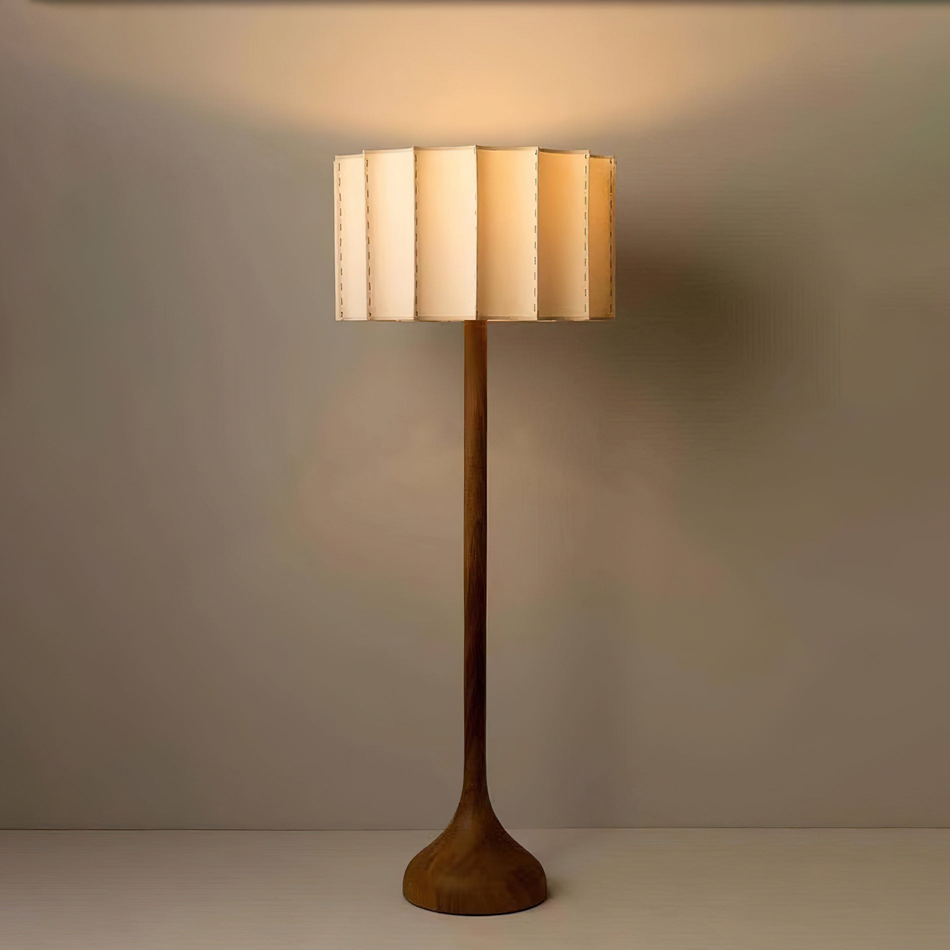 Bexi Minimalist Wood Floor Lamp