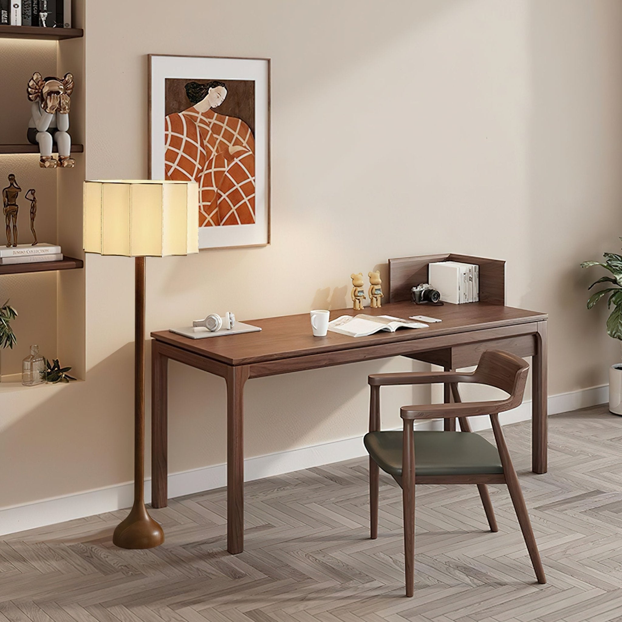 Bexi Minimalist Wood Floor Lamp