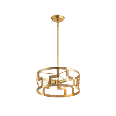 Matrix Gold Pendant Lamp
