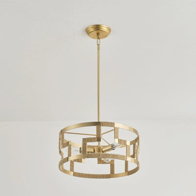 Matrix Gold Pendant Lamp