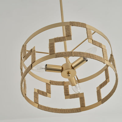 Matrix Gold Pendant Lamp