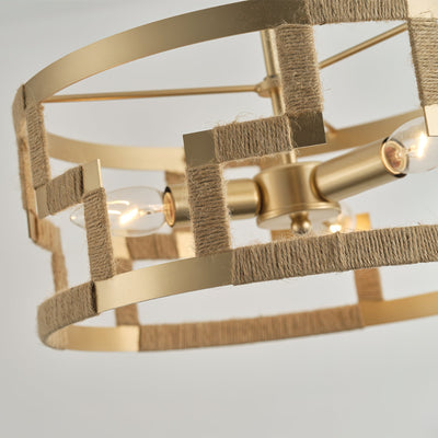 Matrix Gold Pendant Lamp