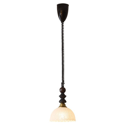 Halcyon Modern Minimalist Arch Wood Pendant Light