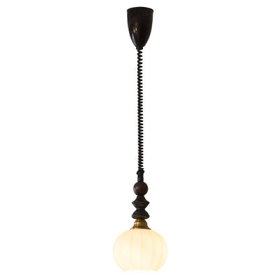 Halcyon Modern Minimalist Arch Wood Pendant Light