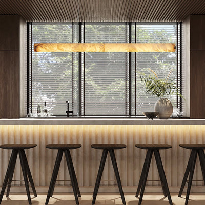 Wrenmere Linear Alabaster Chandelier