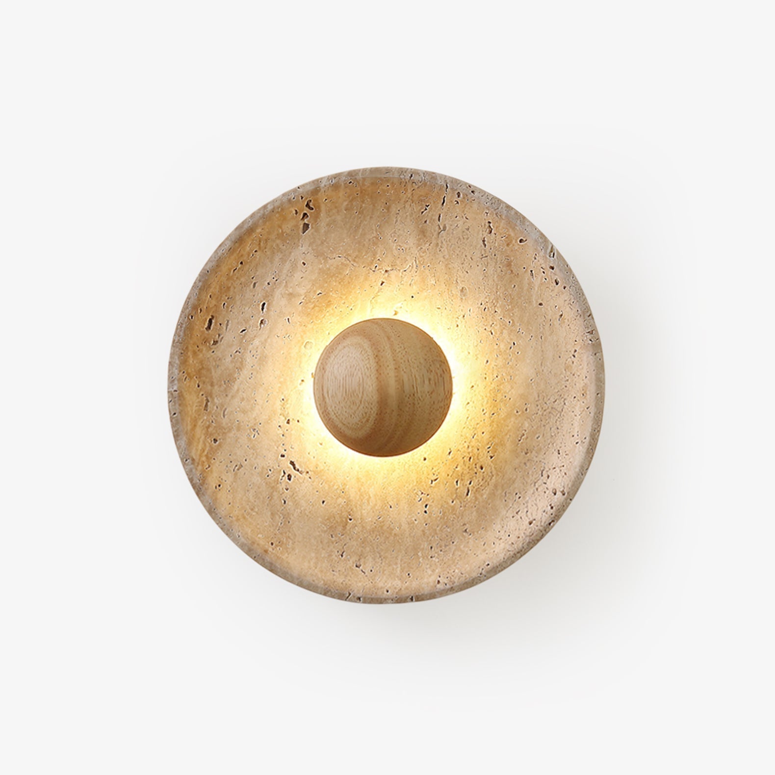 Ulraeia Minimalist Travertine Wall Light