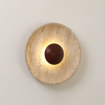 Ulraeia Minimalist Travertine Wall Light