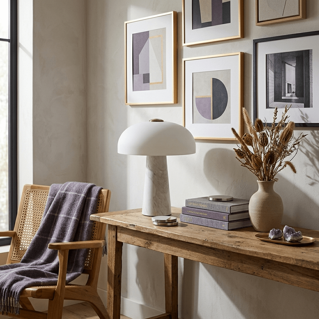 Marbra Haloire Marble Table Lamp