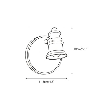 Fairley Brass Indoor Wall Light