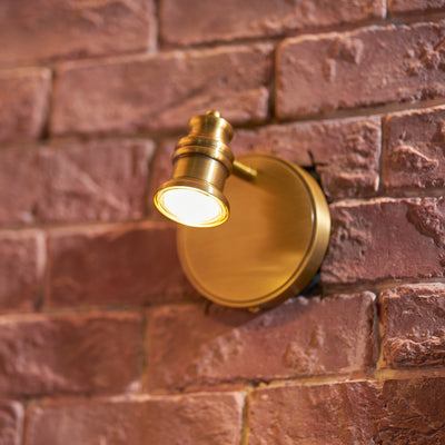 Fairley Brass Indoor Wall Light